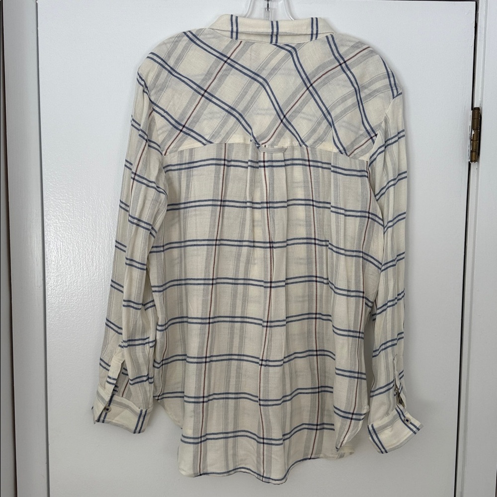 Anthropologie Pilcro Tuxedo Button Down Shirt - Picture 8 of 12